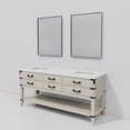 thumbnail image 5 of Norwalk 72 in W White Oak Double Bath Vanity, Cultured Marble Top, and 34 in Mirrors, 5 of 9