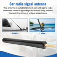 thumbnail image 4 of Universal 5 Inch 120mm Black Antenna Carbon Fiber Printer Car Radio, 4 of 5
