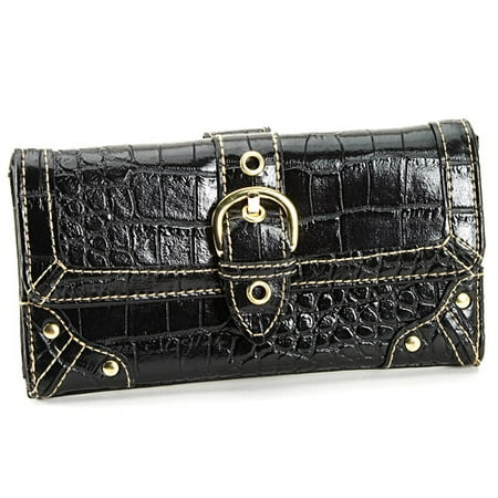 Crocodile Clutch Wallet