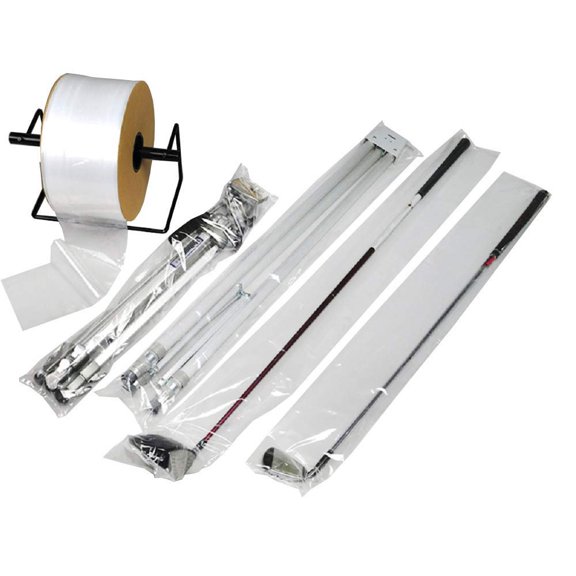 Clear Poly Tubing Roll, 2 Mil Polyethylene, 48 in x 2150 ft