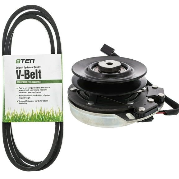 8TEN Belt PTO Clutch Kit for John Deere LT190 M144044 AM126100 MK1006394