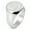 Silver, variant on Sterling Silver Musical Love Note Heart Engraved Round Flat Top Polished Ring