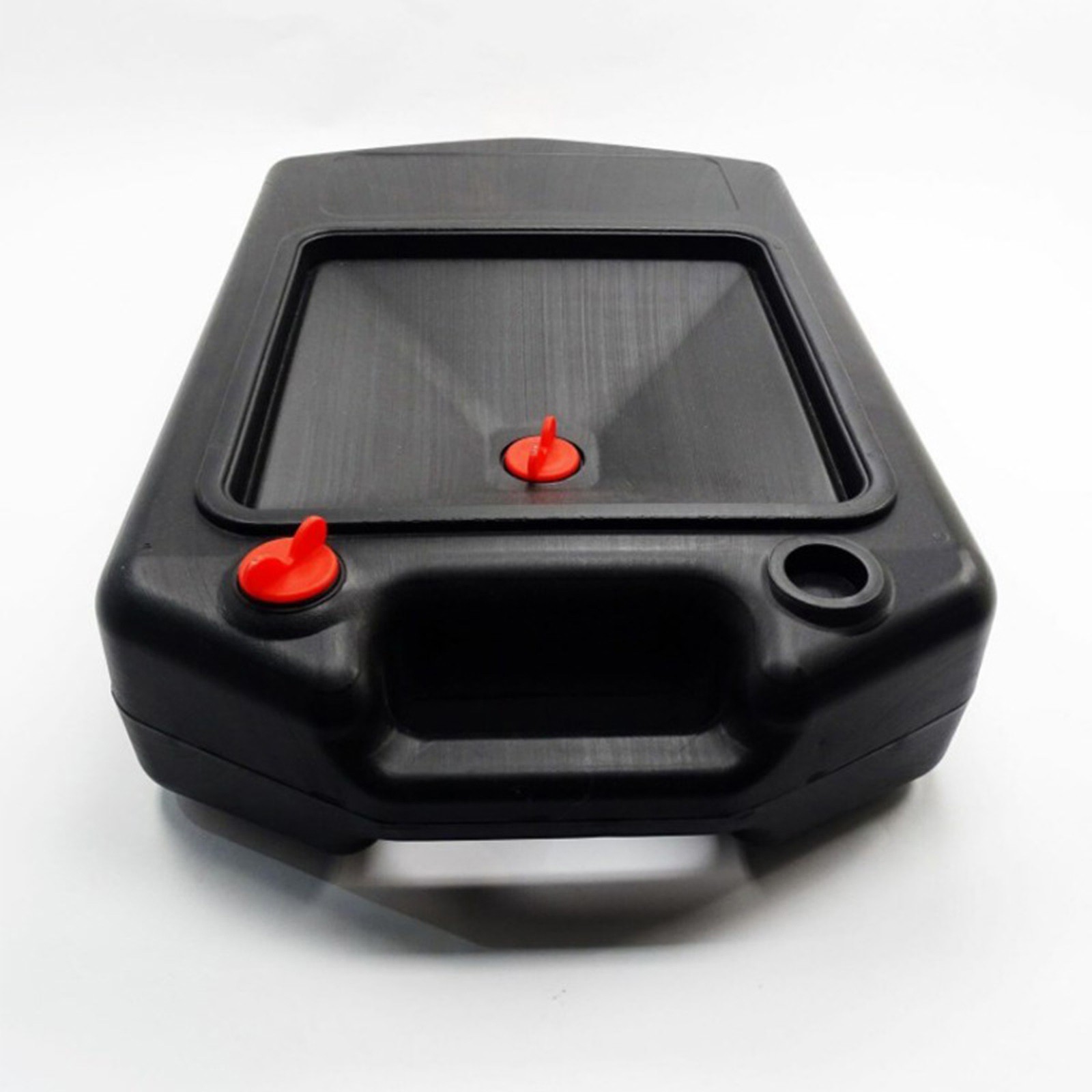 SIYTUAU Drip Oil Collection Pan Plastic Automotive Fluid Drain Tray Under Engine Funnel Shaped Reservoir Maintenance Black black