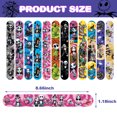 thumbnail image 5 of Halloween Nightmare Before Christmas Slap Bracelets Bulk Nightmare Before Christmas Stickers Halloween Christmas Party Favors Halloween Trick or Tread Skeleton Demon Party Supplies Party Decoration, 5 of 5