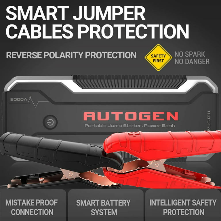 AUTOGEN® 4000A Car Battery Jump Starter Jumper Box 