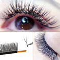 thumbnail image 2 of Extensiones De Pestañas En Forma De Y Esponjoso Postizas Suaves DIY Racimo Prefabricados Ventiladores De Volumen Dos Puntas De Onda Individuales Hechas A Mano Aspecto Natural, 2 of 4