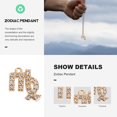 thumbnail image 4 of 3 unids zodiacas joyas orejas virgo pendientes pendientes elegantes pendientes bricolaje, 4 of 6