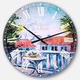 thumbnail image 1 of DesignArt Paris Eiffel Tower Large Wall Clock, 1 of 2