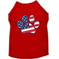 thumbnail image 5 of Pet Dog  Cat Shirt Screen Printed, "Patriotic Paw", 5 of 11