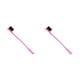 thumbnail image 4 of Yuarrent Cepillo para bordes, cepillo de pelo de nailon, peine para el pelo de diseño novedoso multifuncional profesional, herramientas de morado oscuro 2Conjunto, 4 of 6