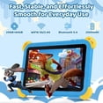 thumbnail image 7 of BESTSKI 7" AI Kids Tablet for Ages 3-12 — Android 16 with 20GB RAM and Parent Control, Blue, 7 of 7