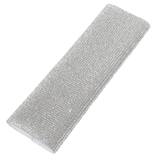 unbranded Cubierta Para Micrófono Inalámbrico De Plástico Plateado Con Elegante De Strass