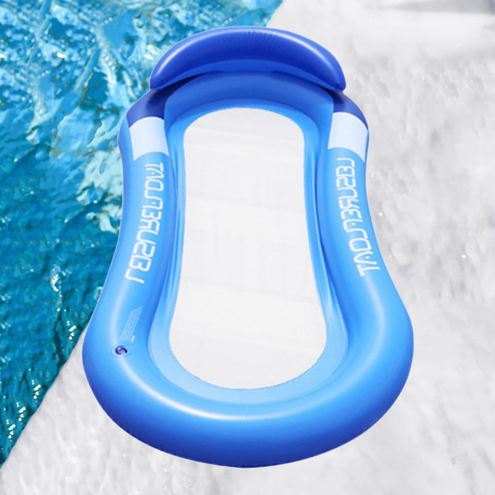 PVC INFLATABLE SWIMMING POOL BEACH SEA SUN LOUNGER AIR BED LILO FLOAT CHAIR