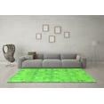 thumbnail image 3 of Ahgly Company Indoor Rectangle Solid Green Modern Area Rugs, 4' x 6', 3 of 4