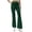 Green, variant on Womens Yoga Pants High Waisted Straight Leg Lounge Bell Bottom Soft Flare Leggings Athletic Tummy Control Trousers