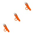 thumbnail image 4 of Becaristey Stainless Steel Sewing Scissors – Precision For Embroidery Professional Sewing orange 3Set, 4 of 6