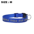 thumbnail image 2 of Heavy Duty Dog Collar | Tough Dog Collar | Reflective Dog Collar with Aluminum D-Ring Leash Clip, 2 of 5