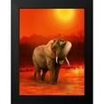 thumbnail image 2 of Babette 19x24 Black Modern Framed Museum Art Print Titled - The Elephant Ricardo 6, 2 of 5