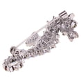 thumbnail image 3 of Prettyia Fashion Bling Rhinestone Crystal Lovely Sea Horse Animal Broche Pin Azul Yuyangstore Pin de broche de caballo de mar, 3 of 8