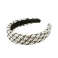 thumbnail image 5 of Unique Bargains 1 Pc Exquisite Wool Braided Headbands White, 5 of 6