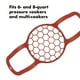 thumbnail image 4 of Toystoory Hervidor de huevos fácil de levantar, vaporizador de cocina sin esfuerzo, resistente al calor rojo Herramientas y accesorios para hornear, 4 of 6