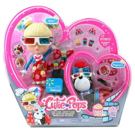 Cutie Pops Movie Night Doll and Pet, Starr and Popcorn