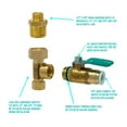 thumbnail image 2 of "Metpure Refrigerator Ice Maker Kit – 25' Tubing, Stop Tee Connector, Valve & 3/8"" Adapter for Drinking Water", 2 of 9