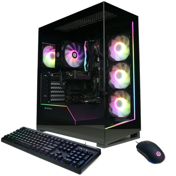 CyberPowerPC Gamer Master Gaming PC, AMD Ryzen 7 9700X, NVIDIA GeForce RTX 5060 8GB, 16GB DDR5, 1TB SSD, GMAI4800CPGV2