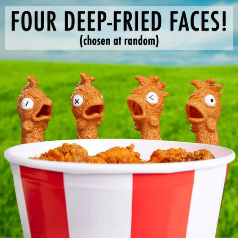 Animolds Fun Kids Toy - Squeezable Screaming Fried Rubber Chicken