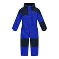 thumbnail image 6 of Maqroz Kids Snowsuit Teen Boys Girls Waterproof One Piece Jumpsuit Warm Snow Suit for Kids Winter Ski Suit Coveralls Toddler Snow Suit Kids Winter Ski Gear Snowboarding Suit, Sizes 1T-15Y, Blue, 6 of 8