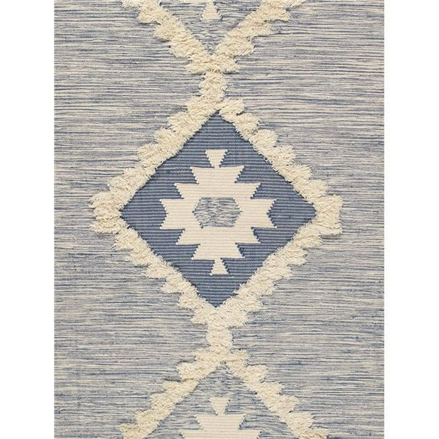 Pasargad SF-03 8x10 Santa Fe Collection Cotton & Wool Area Rug - 8 x 10 ft.