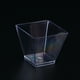 thumbnail image 4 of EeaseMX 40 vasos desechables de plástico transparente para porciones, cuadrados, transparentes, para gelatina, yogur, mousses y postres., 4 of 7