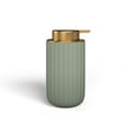 thumbnail image 4 of Beautiful Fluted Stoneware Bath Accessories 3-Piece Set by Drew Barrymore, Sage, 4 of 4