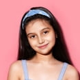 thumbnail image 2 of Unique Bargains 1 Pc Polkadots Headbands for Women Blue, 2 of 6