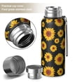 thumbnail image 2 of 20 Oz Black Sunflower Coffee Tumbler Double Wall Insulated Stainless Steel Water Bottle | Metal Reusable Thermoses Flask with Cup Cap | Leak & Sweat Proof with Anti-Dust Lid, 2 of 7