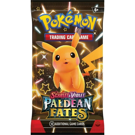 Pokemon Trading Card Game Scarlet & Violet Paldean Fates Booster Pack (10 Cards)