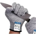 thumbnail image 1 of Gants de Protection Gris Moyen avec Résistance aux Coupures, Lavables en Machine, 1 of 6