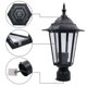 thumbnail image 3 of Post Pole Light Outdoor Garden Patio Driveway Yard Lantern Lamp Black Top, 3 of 5