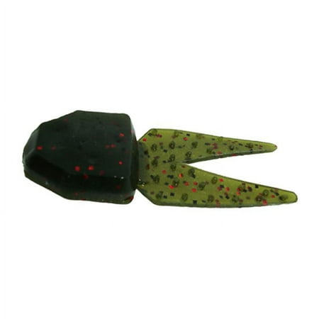 Zoom Fishing Lures 027147-SP Small Salty Chunk Trailer 2 1/2 Inch 5 Per Pack Avocado