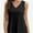 Black, variant on Women's Summer Sleeveless Blouse Casual Tank Flowy Tops for Women