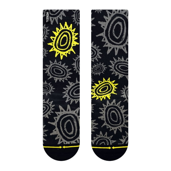 New Deal Sun Pattern Crew Sock