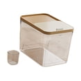 thumbnail image 4 of Tnarru Food Storage Container Grain Container Dry Food Canister Slid Lid Household Rice Bin Rice Bucket for Sugar Cabinet Restaurant L, 4 of 8
