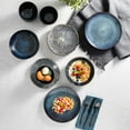 thumbnail image 5 of Gibson Elite Matisse 16-Piece Dinnerware Set - Cobalt, 5 of 8