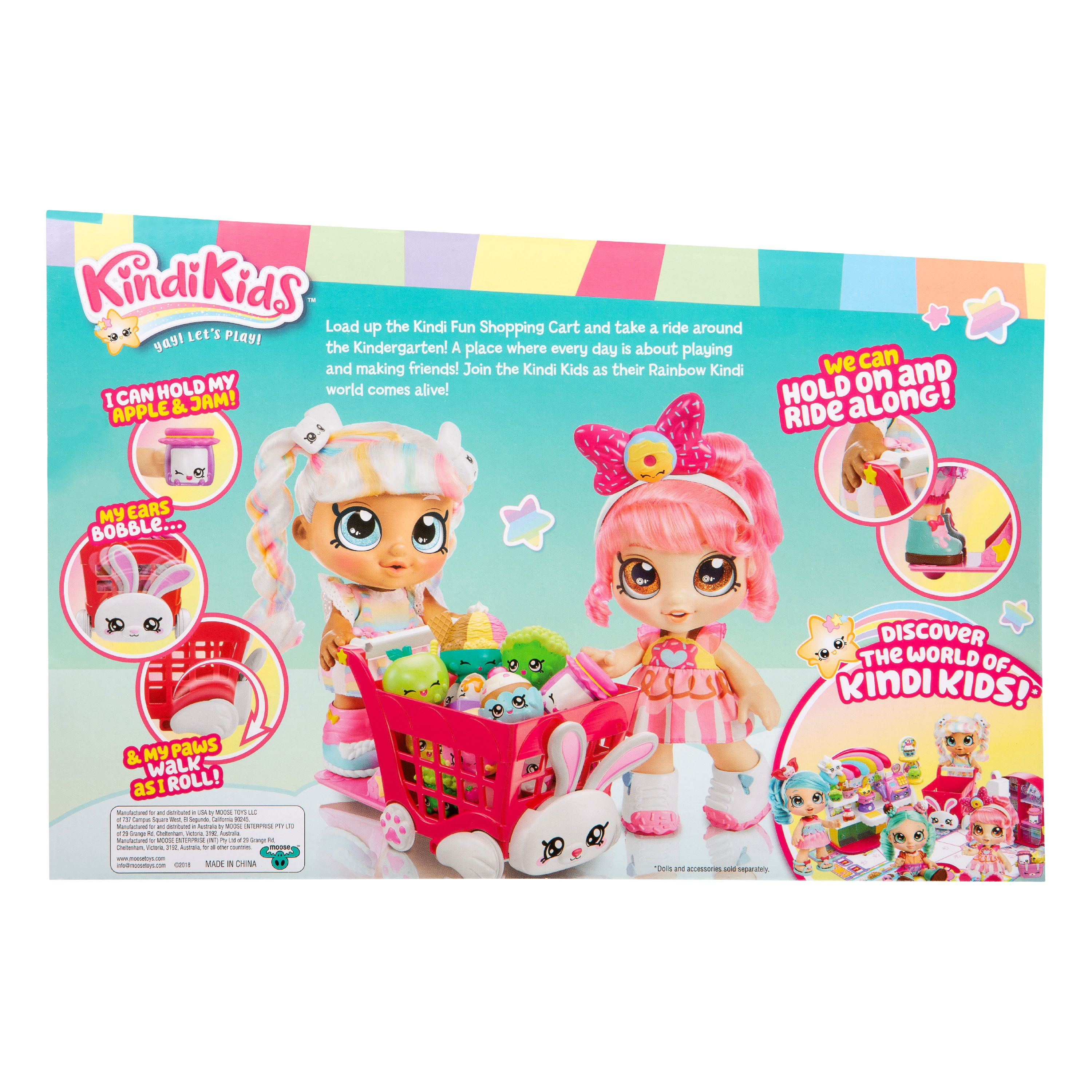 Brand New Kindi Kids Kindi Fun Shopping Cart Playset Shopkins Free Shipping!