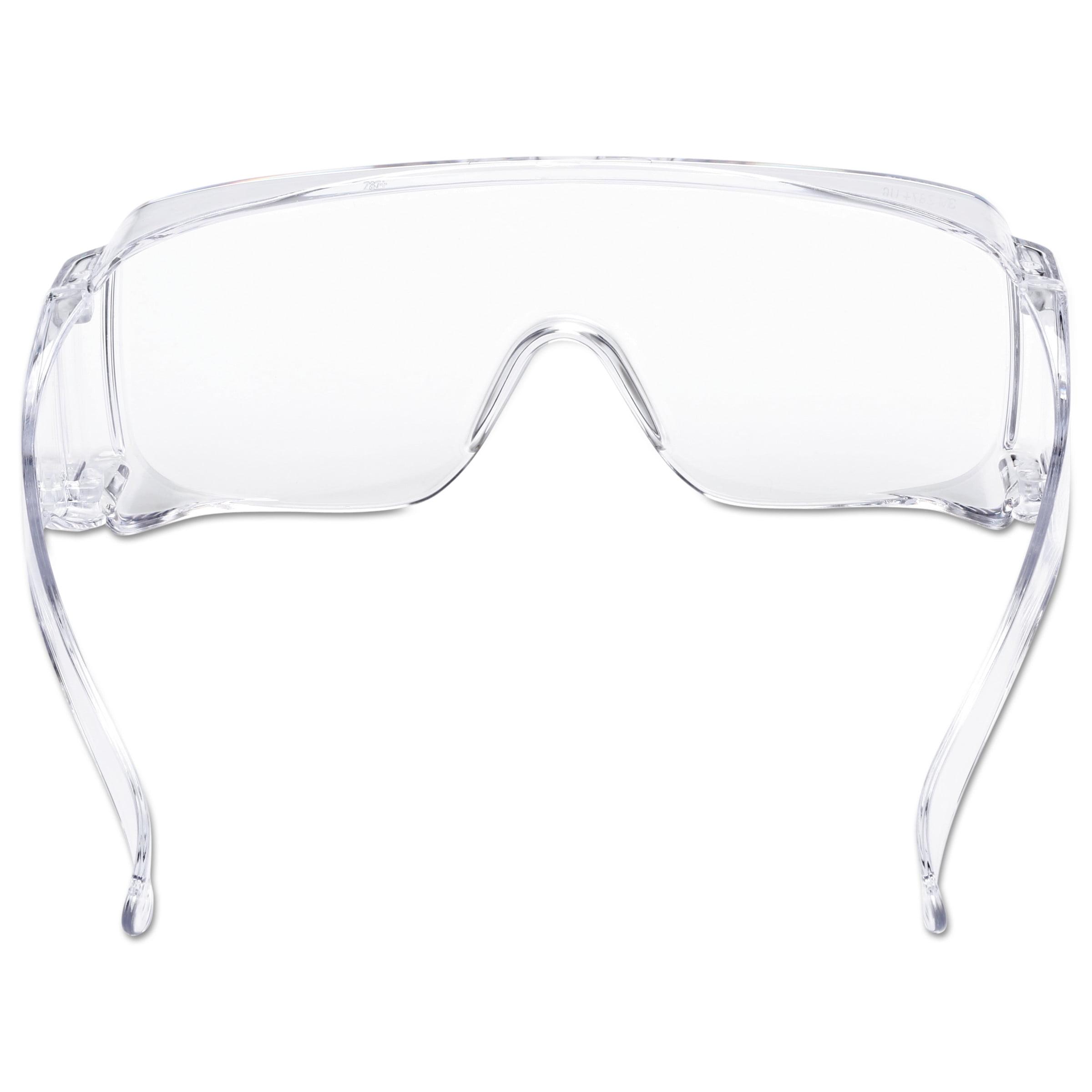 3M Tour-Guard V Protective Eyewear - Medium Size - Ultraviolet Protection - Polycarbonate Lens, Polycarbonate Frame - Clear, Clear - 20 / Box