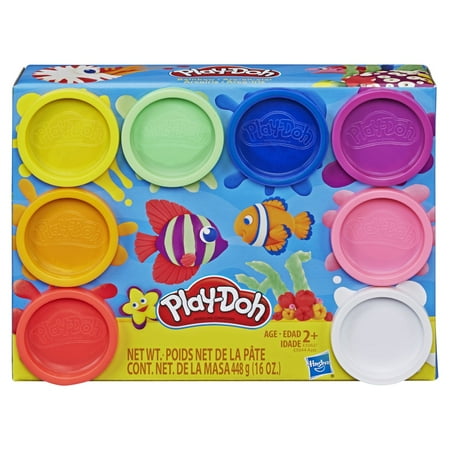 Play-Doh Rainbow Colors 8 Pack of 2-Ounce Cans, Back to School Supplies