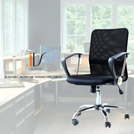 Ids Home Ergonomic Adjustable Mesh Mid Back Office Task Desk Chair