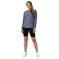 thumbnail image 2 of 32 Degrees Women's Cool Long-Sleeve Hooded T-Shirt - Inky Indigo - X-Large, 2 of 4