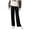 E121-Black, variant on hengsof Girls High Waist Lounge Pants for 5-15 Years Straight Leg Athletic Wide Leg Pants with Side Pockets Yoga Dance Comfort Pants
