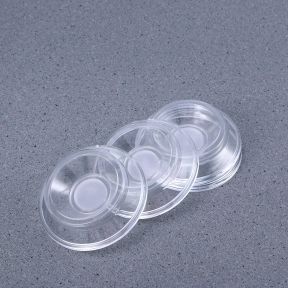 FRCOLOR 4PC Piano Mats Upright Piano Caster Cups Solid Furniture Piano Caster Cups Non-Slip Anti-Noise (Transparent)